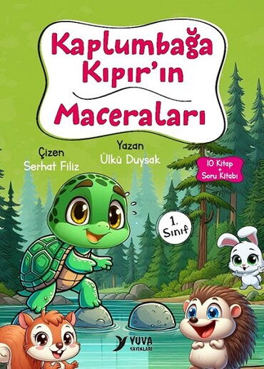 1.SINIF KAPLUMBAĞA KIPIRIN MACERALARI 10 KİTAP