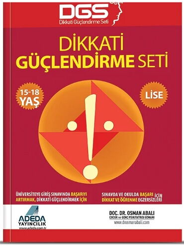DİKKATİ GÜÇLENDİRME SETİ 15-18 YAŞ 