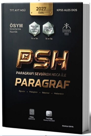 KPSS ALES TYT AYT MSÜ DGS PARAGRAF HAZIRLIK