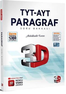 YKS TYT AYT PARAGRAF SORU BANKASI 