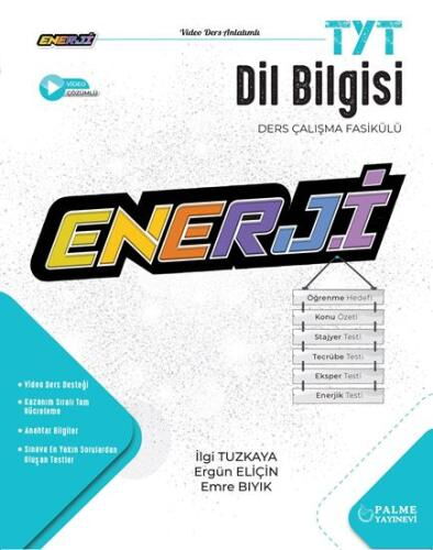 YKS TYT ENERJİ DİL BİLGİSİ DERS ÇALIŞMA FASİKÜLÜ