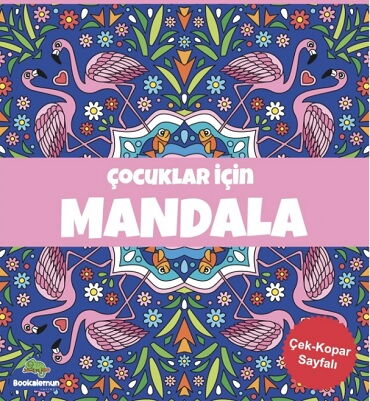 ÇOCUKLAR İÇİN MANDALA LACİVERT