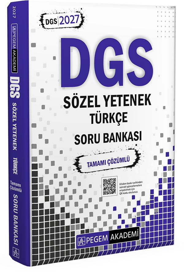 DGS SÖZEL YETENEK TÜRKÇE SORU BANKASI ÇÖZÜMLÜ 2027