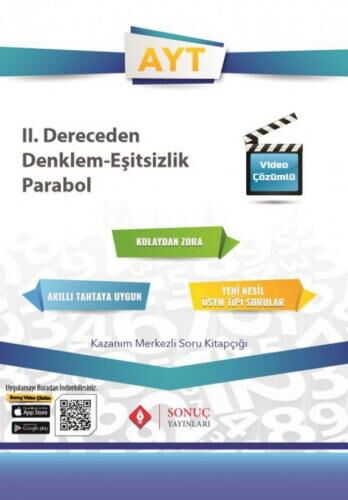 YKS AYT 2.DERECEDEN EŞİTSİZLİK PARABOL