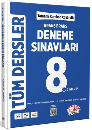8.SINIF TÜM DERSLER BRANŞ BRANŞ DENEME