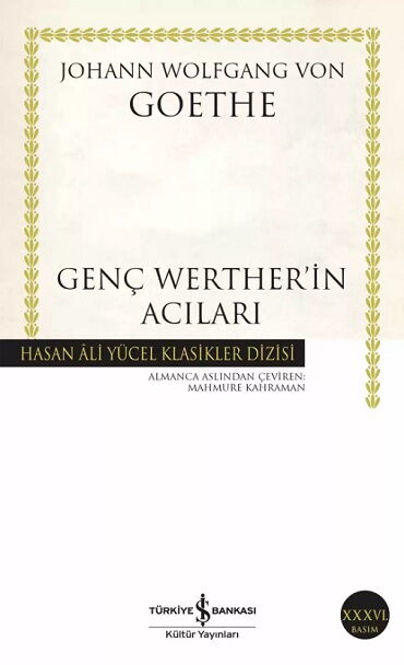 GENÇ WERTHER İN ACILARI  K.KAPAK  