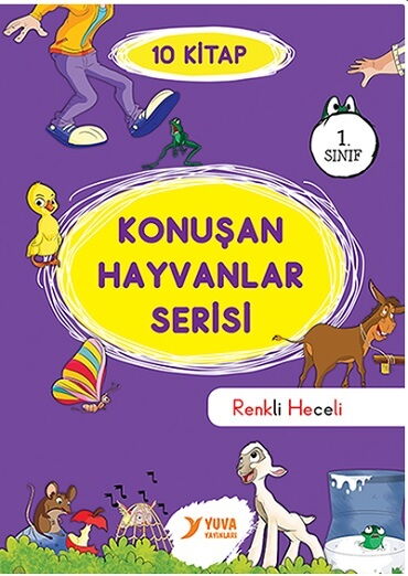 KONUŞAN HAYVANLAR SERİSİ 1.SINIF (10 KİTAP) HECELİ