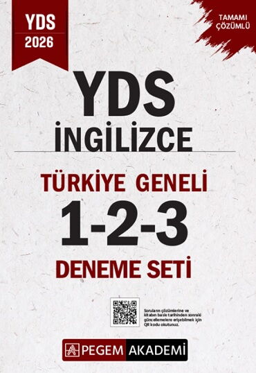 YDS TÜRKİYE GENELİ İNGİLİZCE 3 LÜ DENEME SETİ