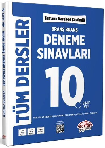10.SINIF TÜM DERSLER BRANŞ BRANŞ DENEME