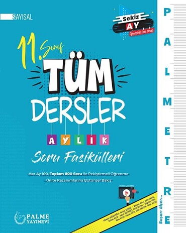 11.SINIF TÜM DERSLER AYLIK ÇALIŞMA FASİKÜL SAYISAL