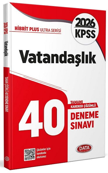 KPSS VATANDAŞLIK 40 DENEME HİBRİT PLUS ÇÖZÜMLÜ