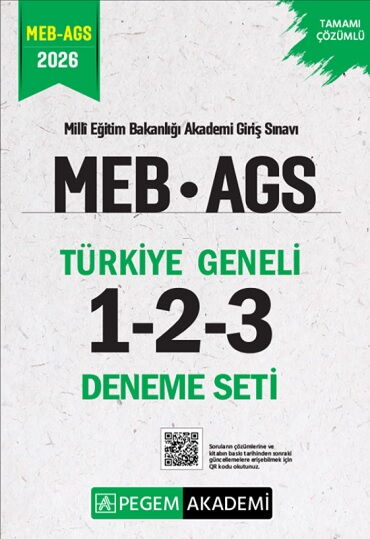 MEB AGS TÜRKİYE GENELİ 3 LÜ DENEME SETİ