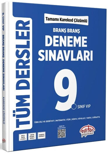 9.SINIF TÜM DERSLER BRANŞ BRANŞ DENEME