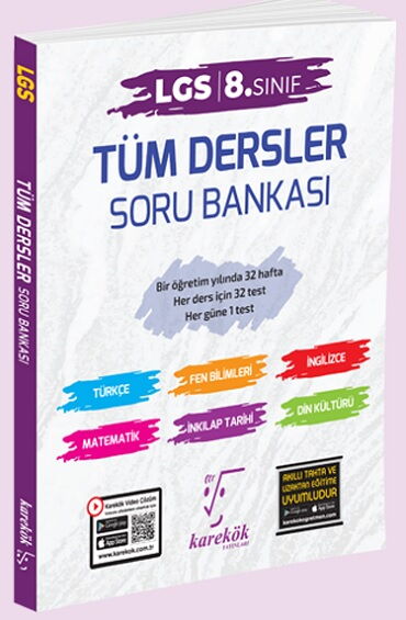 8.SINIF TÜM DERSLER SORU BANKASI