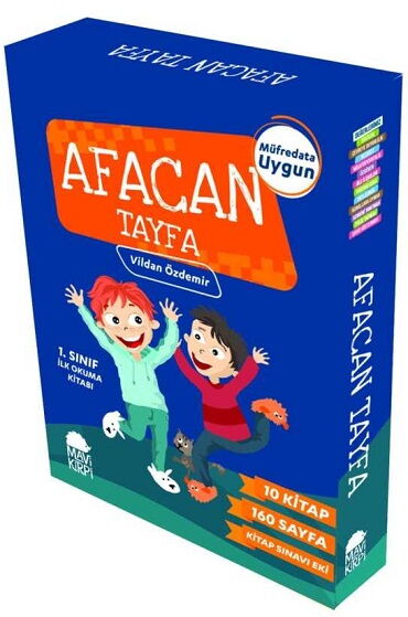 AFACAN TAYFA 1.SINIF  10 KİTAP