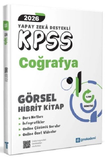 KPSS COĞRAFYA YAPAY ZEKA DESTEKLİ GÖRSEL ÇÖZÜMLÜ  