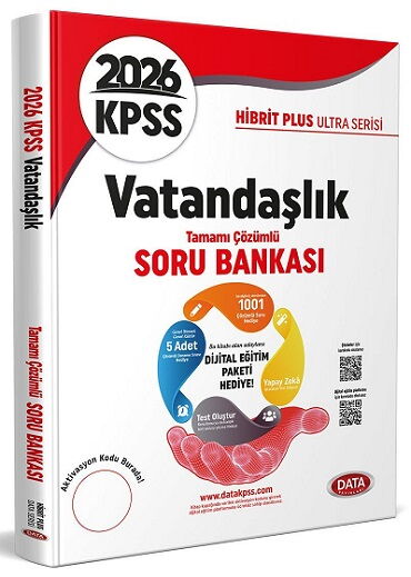 KPSS VATANDAŞLIK SORU BANKASI ÇÖZÜMLÜ HİBRİT PLUS