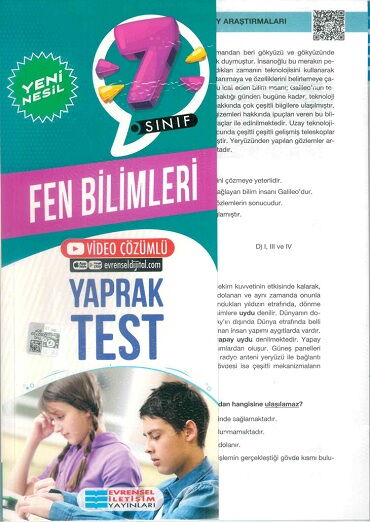 7.SINIF FEN BİLİMLERİ YAPRAK TEST