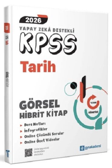 KPSS TARİH YAPAY ZEKA DESTEKLİ GÖRSEL HİBRİT ÇÖZÜM