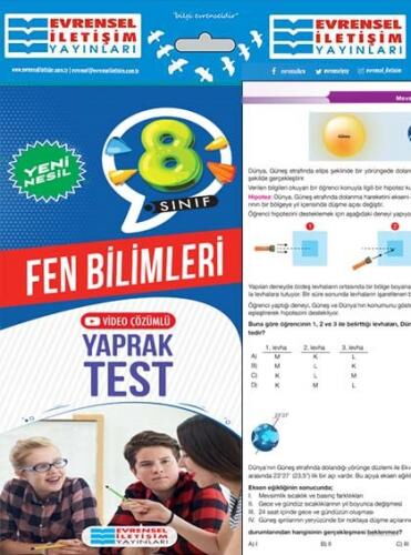 8.SINIF YENİ NESİL  FEN BİLİMLERİ YAPRAK TEST