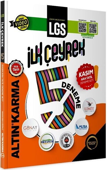ALTIN KARMA LGS 5 Lİ İLK ÇEYREK DENEME 2024
