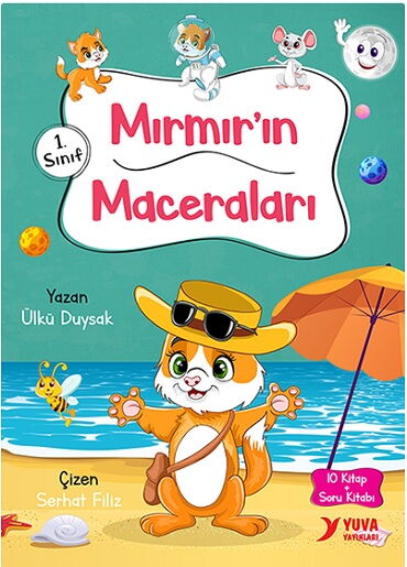 MIRMIRIN MACERALARI 1.SINIF 10 KİTAP SET DÜZ YAZI