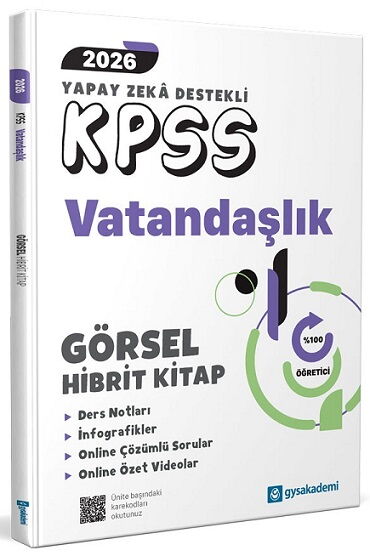 KPSS VATANDAŞLIK YAPAY ZEKA DESTEKLİ GÖRSEL ÇÖZÜML