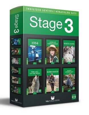 STAGE 3 İNGİLİZCE SEVİYELİ HİKAYELER SETİ 6 KİTAP