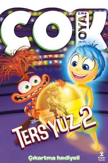TERS YÜZ 2 ÇOK BOYA ÇIKARTMALI DEV BOYAMA KİTABI