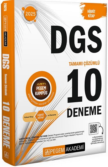 DGS 10 ÇÖZÜMLÜ DENEME 2025