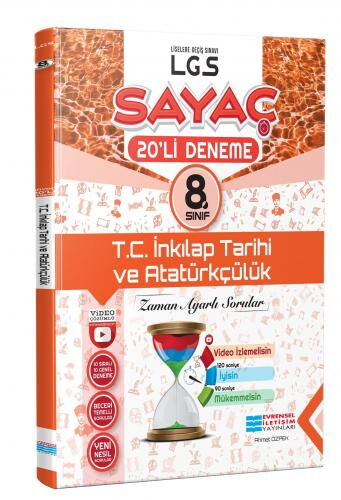 8.SINIF İNKILAP TARİHİ SAYAÇ 20 Lİ DENEME 