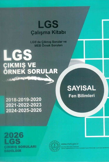 8.SINIF LGS FEN BİLİMLERİ SAYISAL ÇALIŞMA KİTABI