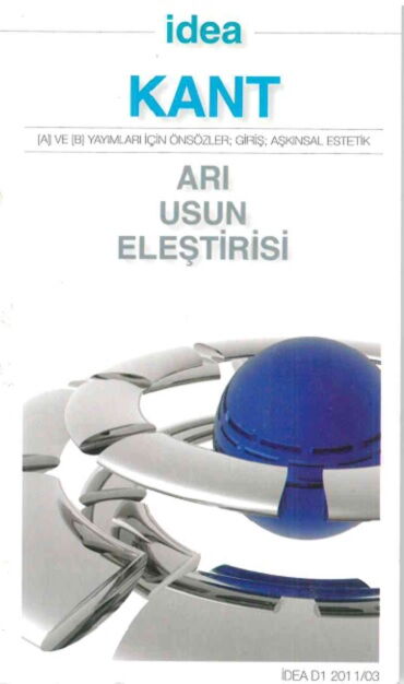 ARI USUN ELEŞTİRİSİ KANT CEP BOY