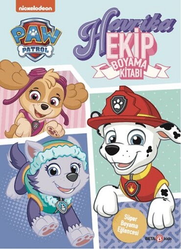 PAW PETROL HAVRİKA EKİP BOYAMA KİTABI