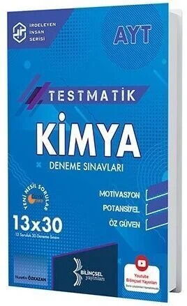 YKS AYT KİMYA  TESTMATİK 30*13 DENEME