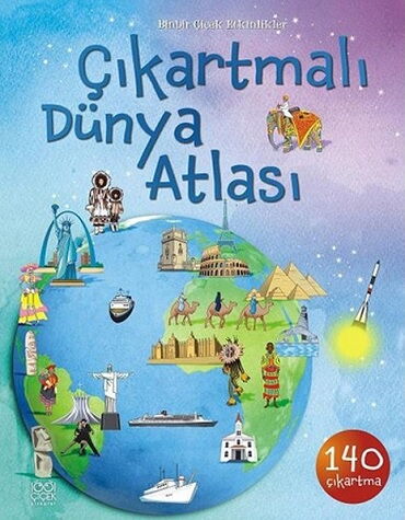 DÜNYA ATLASI ÇIKARTMALI ÜLKELERİN ÖZELLİKLERİ