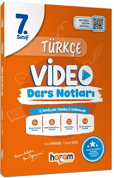 7.Sınıf Türkçe Video Ders Notları Maarif Model