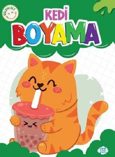 EĞLENCELİ KEDİ BOYAMA