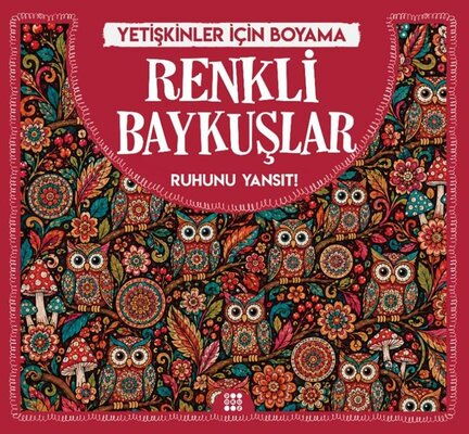 RENKLİ BAYKUŞLAR YETİŞKİNLER İÇİN BOYAMA