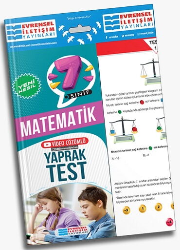 7.SINIF YENİ NESİL MATEMATİK YAPRAK TEST 