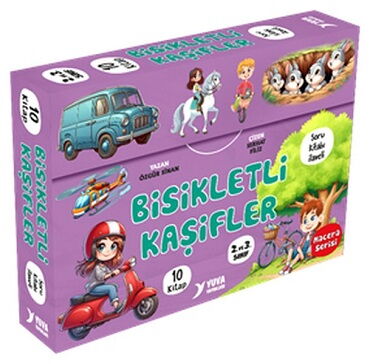 BİSİKLETLİ KAŞİFLER MACERA 2.VE 3.SINIF 10 KİTAP