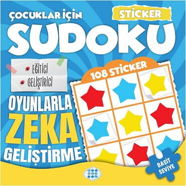 ÇOCUKLAR İÇİN SUDOKU BASİT SEVİYE 3 STİCKER HEDİYE