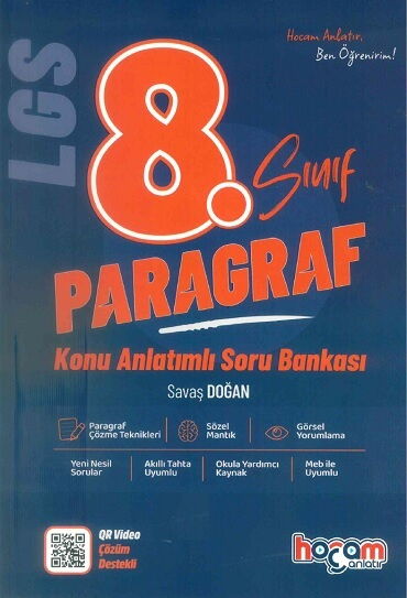8.SINIF LGS PARAGRAF KONU ANLATIMLI SORU BANKASI