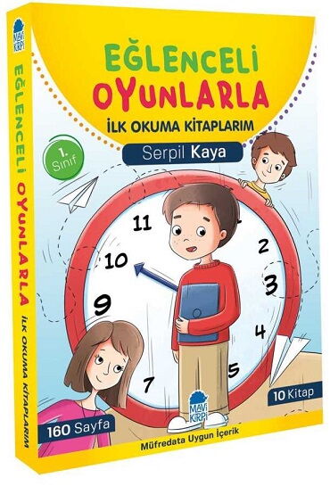 EĞLENCELİ OYUNLARLA İLK OKUMA KİTAP. 10 KİTAP 1.SI