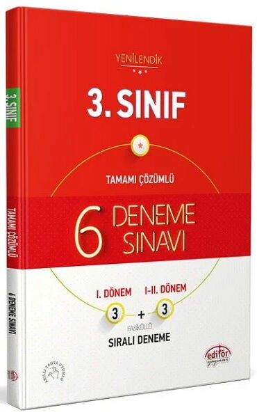 3.SINIF 3+3 FASİKÜL 6 DENEME