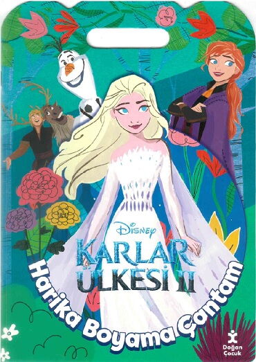 DİSNEY KARLAR ÜLKESİ HARİKA BOYAMA ÇANTA