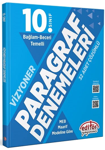 10.SINIF PARAGRAF DENEMELERİ 32 HAFTA VİZYONER