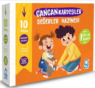 CANCAN KARDEŞLER DEĞERLER HAZİNESİ 10 KİTAP 7+YAŞ