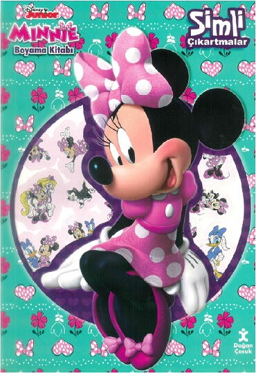 DİSNEY MİNNİE SİMLİ ÇIKARTMALARLA BOYAMA