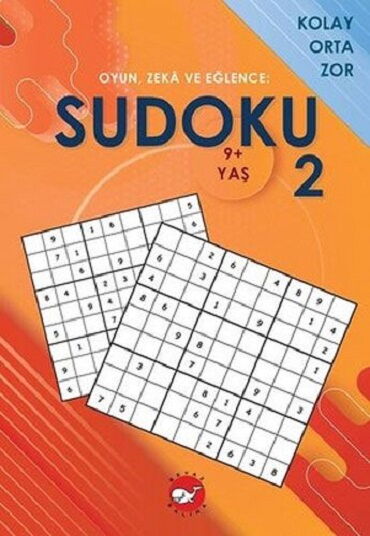 SUDOKU 2 OYUN ZEKA VE EĞLENCE KOLAY ORTA ZOR 9+YAŞ